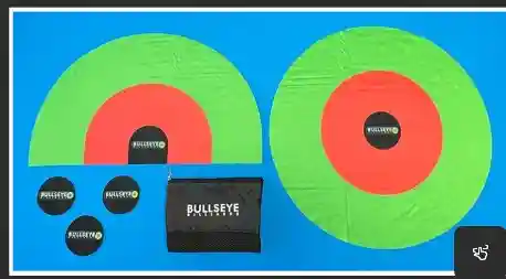 Bullseye Billiards Target Set for pool table cue ball practice