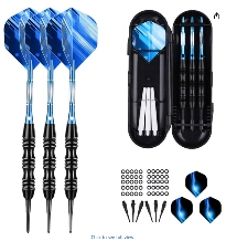 Professional soft tip darts set 20 grams with case