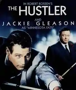 The Hustler 1961 movie poster with Paul Newman and Jackie Gleason